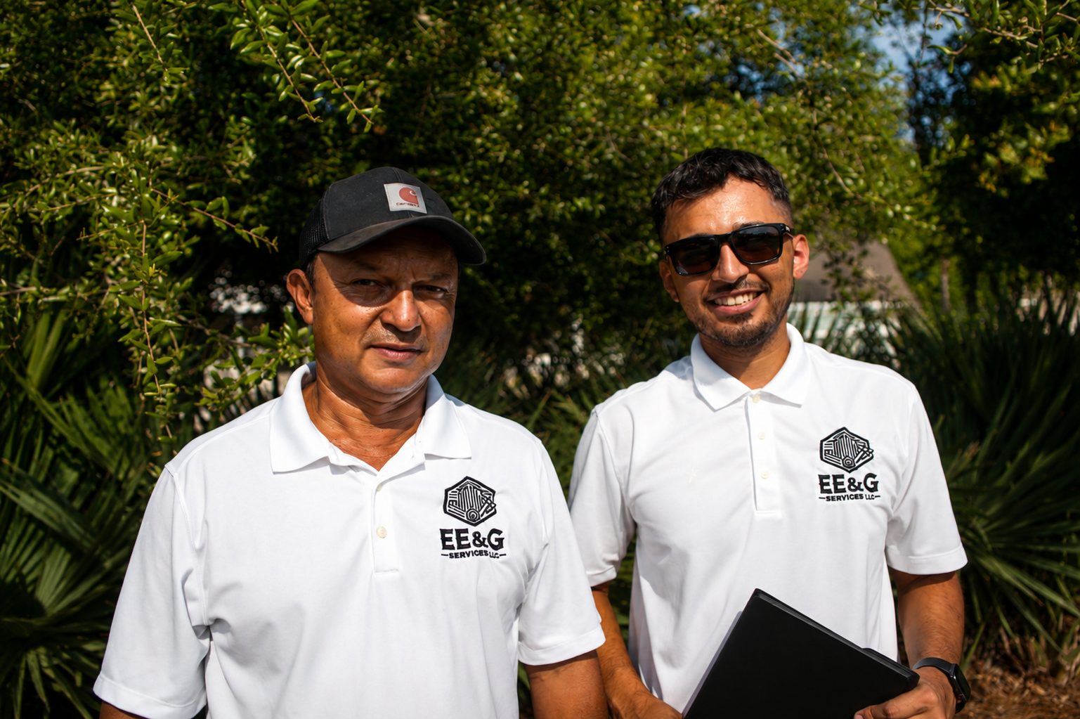 EE&G Services team member on location